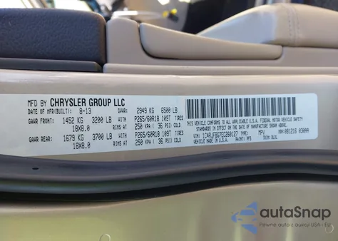 2014 Jeep Grand Cherokee Limited из США, поврежденный, VIN 1C4RJFBG7EC260127